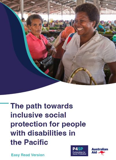 Cover of easy read blog: The path towards inclusive SP for PWD in the Pacific_small